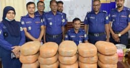 মঠবাড়িয়ায় তালাবদ্ধ ঘর থেকে ৩০ কেজি গাঁজা উদ্ধার