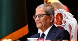 রাষ্ট্রপতি হিসেবে প্রথমবার সিলেট সফরে মির্জা ফখরুল ইসলাম