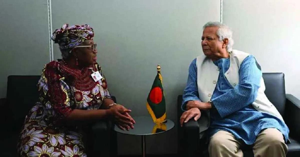 এলডিসি থেকে উত্তরণে ডব্লিউটিও’র সহযোগিতা চেয়েছেন প্রধান উপদেষ্টা