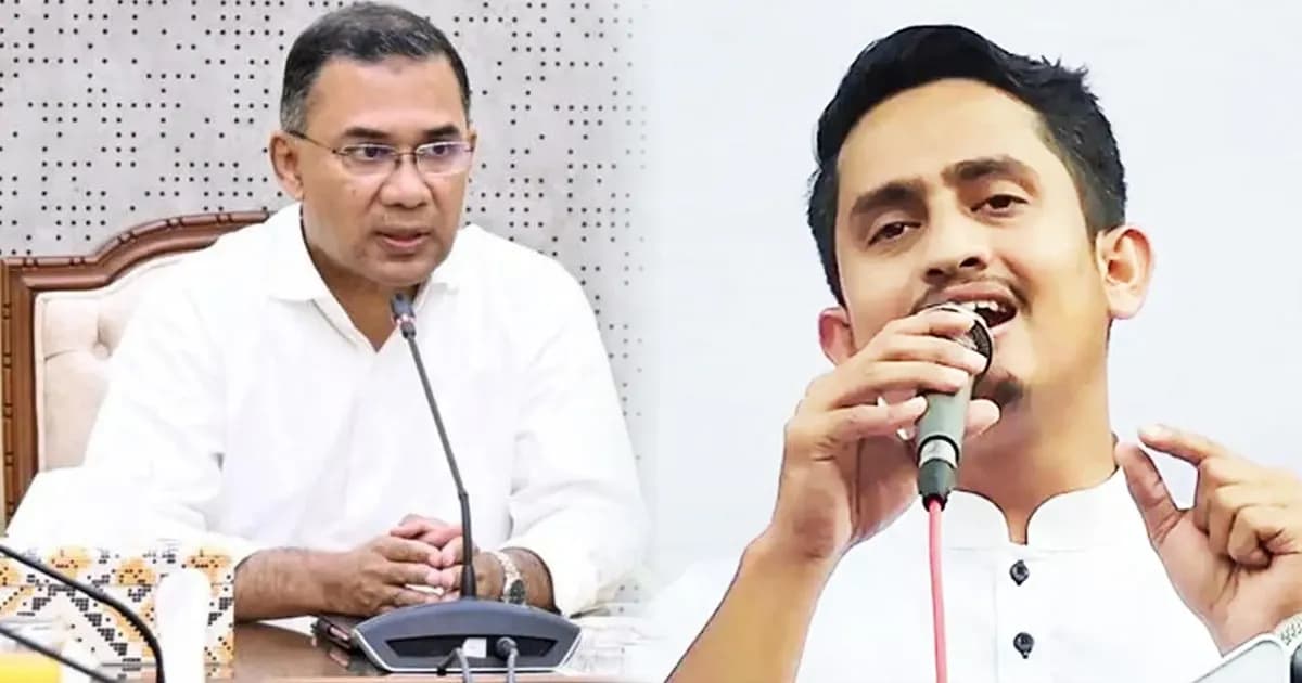 প্রধানমন্ত্রী তারেক রহমানকে ধন্যবাদ জানিয়েছেন সারজিস আলম