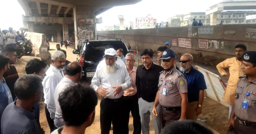 ভোগান্তি কমাতে আব্দুল্লাহপুরে চালু হলো ১৬০ মিটার রিজিড পেভমেন্ট