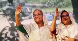 ২৪’এর এইদিনে দেশ ছেড়েছিলেন শেখ হাসিনা ও রেহানা