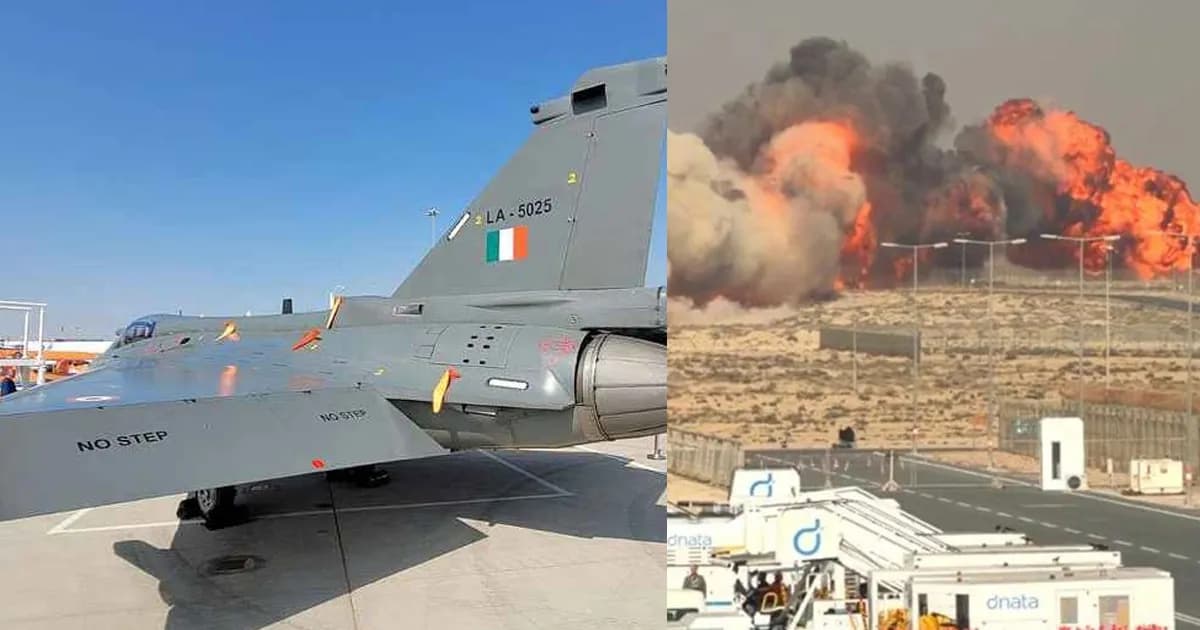 দুবাইয়ে যুদ্ধবিমান বিধ্বস্ত, প্রশ্নবিদ্ধ ভারতের বিমান প্রকল্প