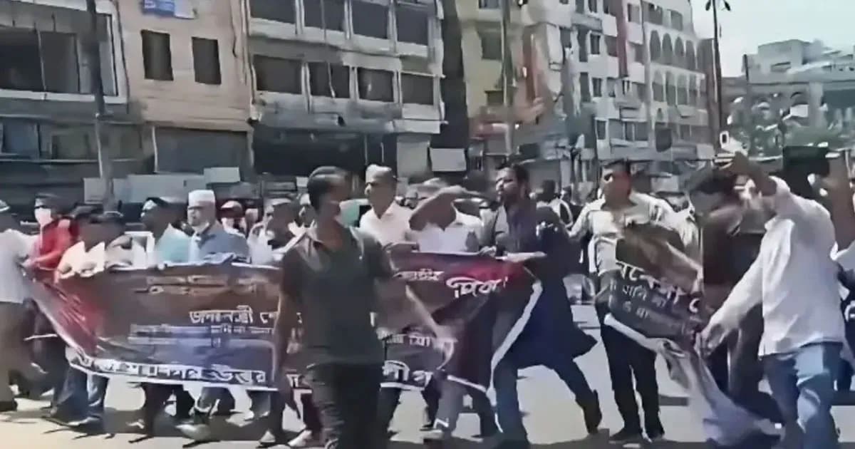 মহাখালীতে আ.লীগের মিছিলের প্রস্তুতি, আটক ৪