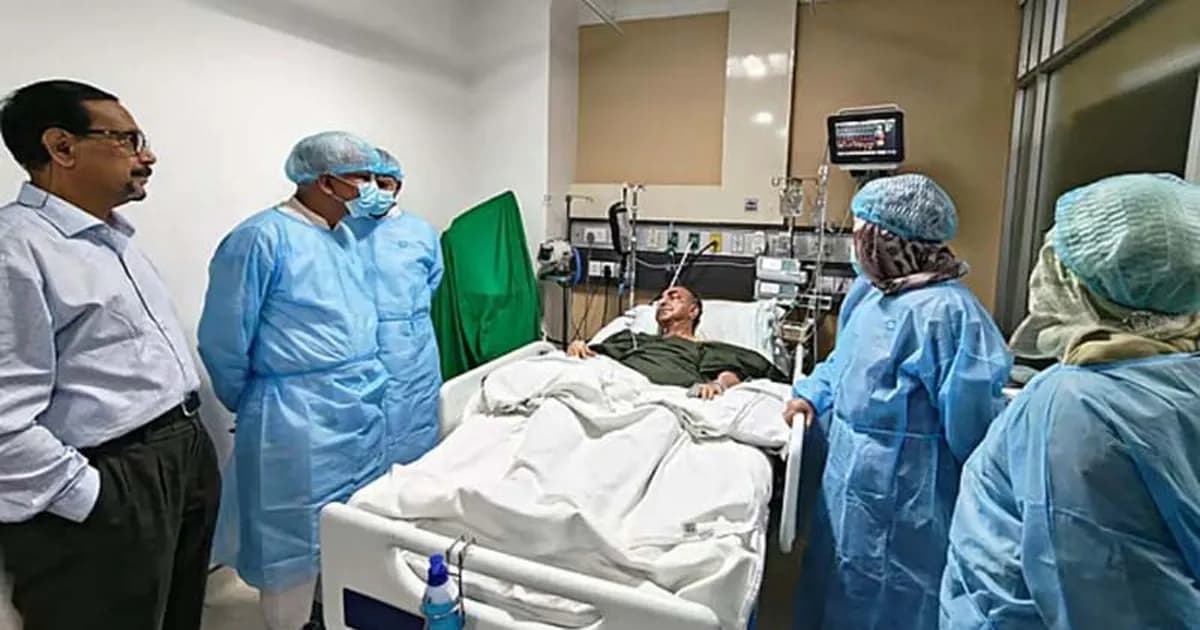 নিবিড় পর্যবেক্ষণে মির্জা আব্বাস, সিটি স্ক্যানের রিপোর্ট ভালো