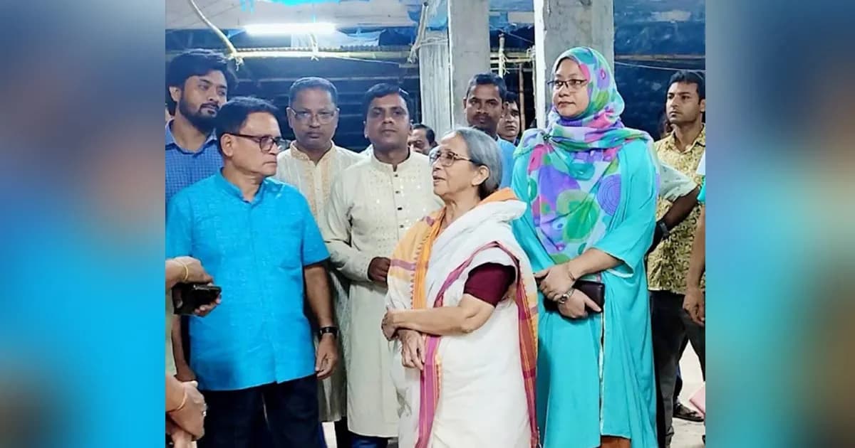 কুড়িগ্রামে কেন্দ্রীয় কালী মন্দির পরিদর্শন করলেন: ফরিদা আখতার