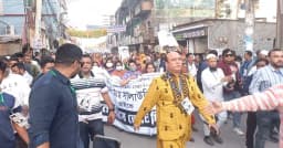 অভির নেতৃত্বে বিএনপির বিশাল নির্বাচনী র‍্যালি