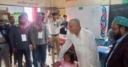 ধামরাইয়ে শান্তিপূর্ণ পরিবেশে ভোটগ্রহণ