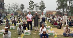 নালিতাবাড়ীতে ২০০ পরিবার পেলো ফুডপ্যাক