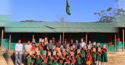 দুর্গম পাহাড়ে বিজিবি’র ভোটকেন্দ্র পরিদর্শন ও শিক্ষার্থীদের শিক্ষা সহায়তা