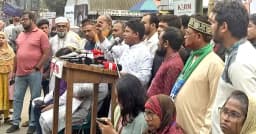 জাতীয় পার্টিকে সঙ্গে নিয়ে নির্বাচন মানা হবে না: জুলাই মঞ্চ