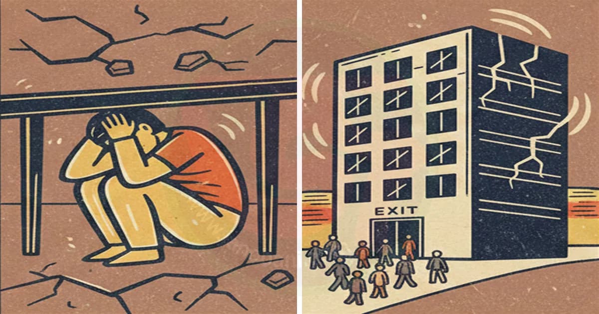 ভূমিকম্প চলাকালীন যা করণীয়, জানালো ফায়ার সার্ভিস