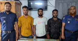 দীঘিনালায় হোটেল কক্ষে পুলিশের অভিযান, গ্রেপ্তার তিনজন