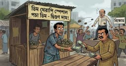 নেতাদের ‘ডিম থেরাপি’ দিতে দ্বিগুণ দামে বিক্রি হচ্ছে পচা ডিম!