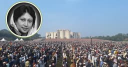 মুসলিম বিশ্বের স্মরণকালের বৃহৎ জানাজা খালেদা জিয়ার