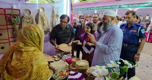 ঢাকায় তিন দিনব্যাপী বহুমুখী পাটপণ্য মেলা শুরু