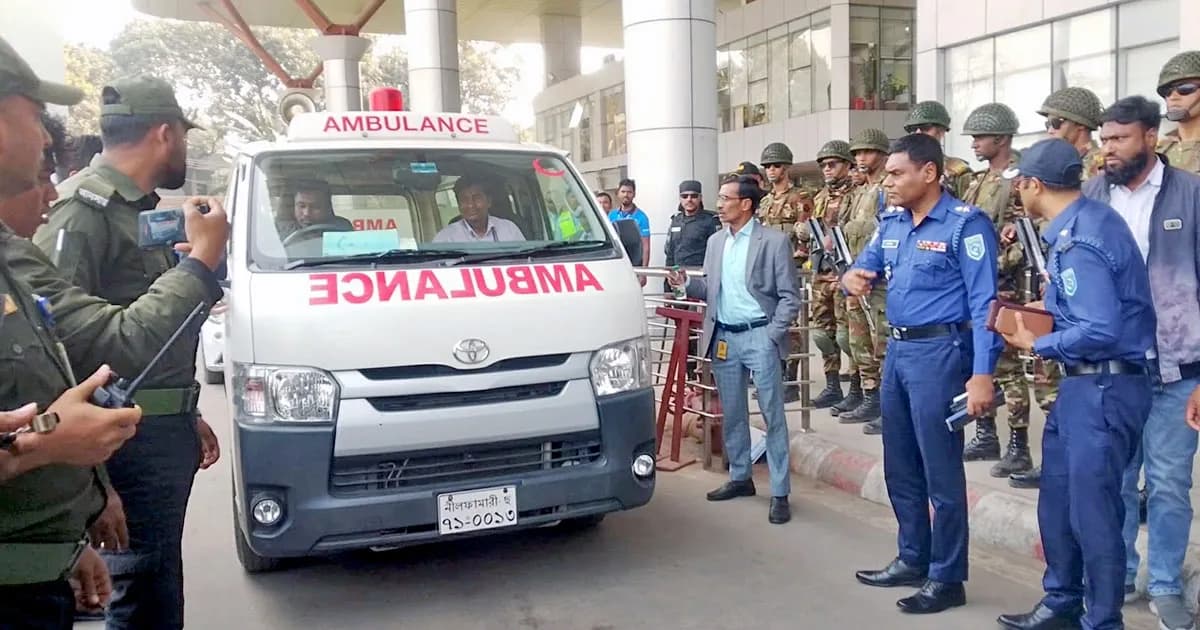 অর্ধকোটি টাকাসহ আটক জেলা জামায়াতের আমির হাসপাতালে