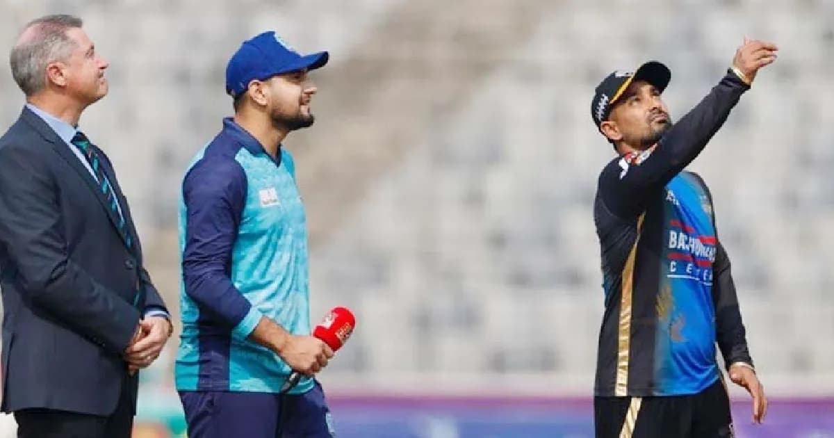 টসে জিতে ফিল্ডিং নিল রংপুর, ব্যাটিংয়ে নোয়াখালী