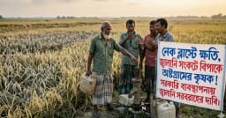 নেক ব্লাস্টে ক্ষতি, জ্বালানি সংকটে বিপাকে অষ্টগ্রামের কৃষকরা