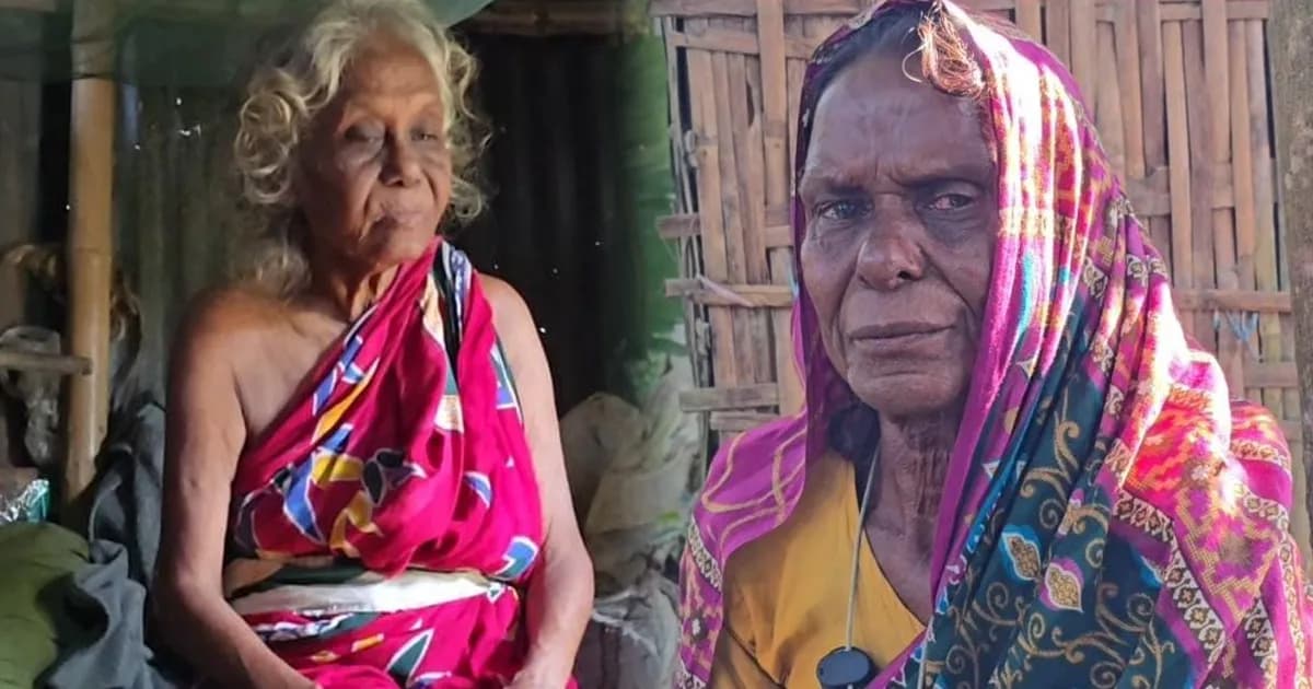 বেঁচে থাকার লড়াই দুই বিধবার, চাওয়া শুধু একটু পানি