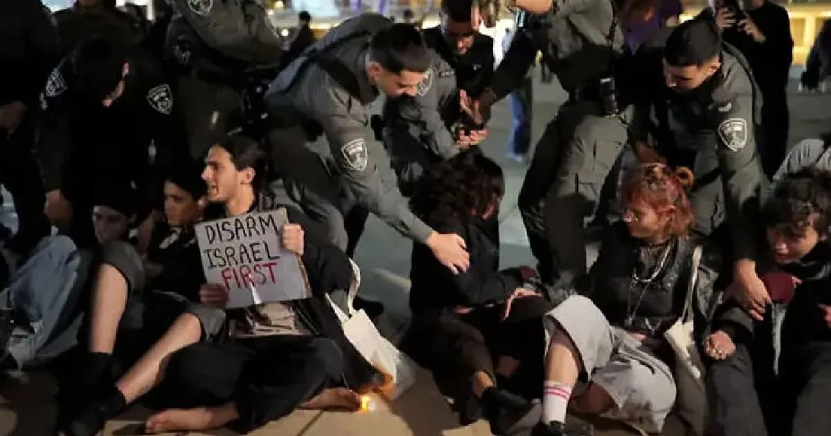 ইরান যুদ্ধের বিরুদ্ধে বিক্ষোভে উত্তাল ইসরায়েল, গ্রেফতার ২১