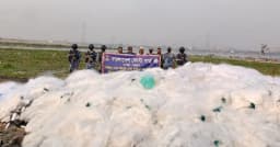 মুন্সিগঞ্জে কোস্ট গার্ডের অভিযানে কারেন্ট জাল জব্দ