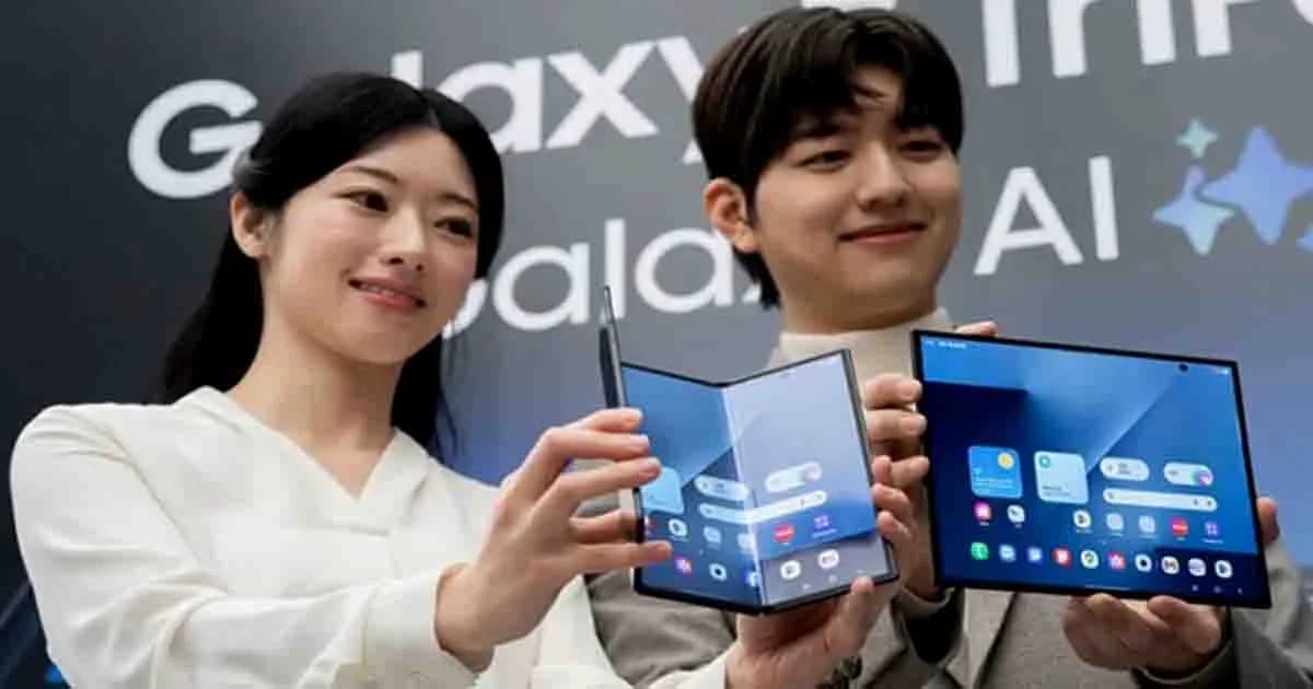 স্যামসাংয়ের প্রথম 'মাল্টি-ফোল্ডিং' ফোন উন্মোচন