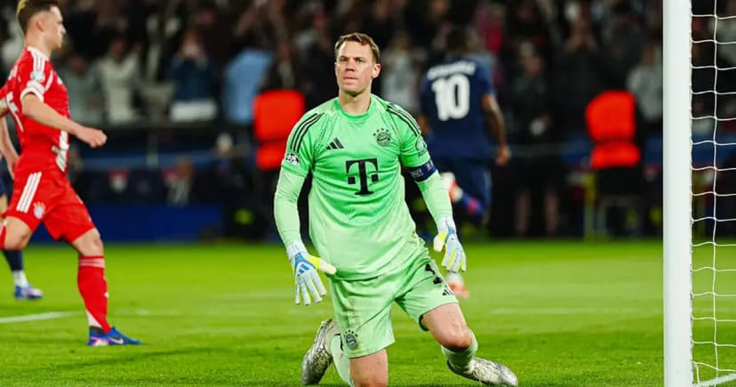 পিএসজির বিপক্ষে বিব্রতকর রেকর্ড নয়্যারের