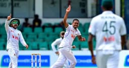 তাইজুলের স্পিন ঘূর্ণিতে চাপে ওয়েস্ট ইন্ডিজ, এগিয়ে বাংলাদেশ