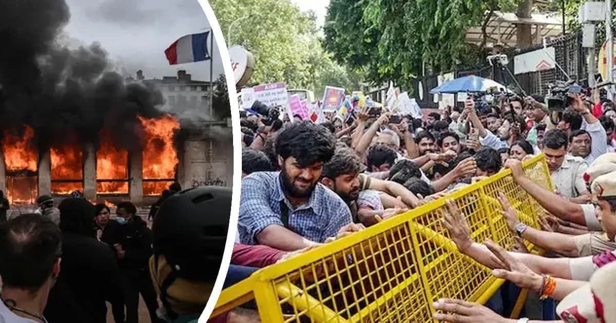 বিশ্বজুড়ে বিক্ষোভের ঝড়, উত্তাল ভারত-যুক্তরাষ্ট্র-ফ্রান্সসহ বহু দেশ