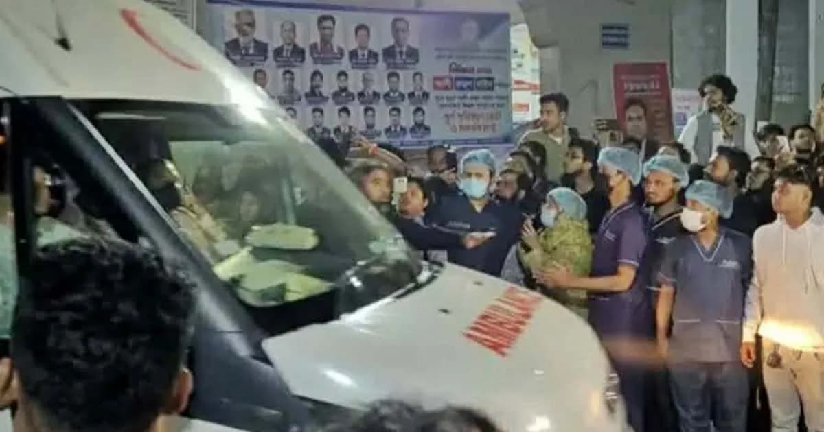 এভারকেয়ারে পৌঁছেছে গুলিবিদ্ধ ওসমান হাদি