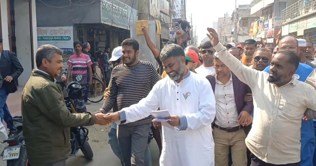 চুয়াডাঙ্গায় প্রার্থীদের প্রচারণা শুরু