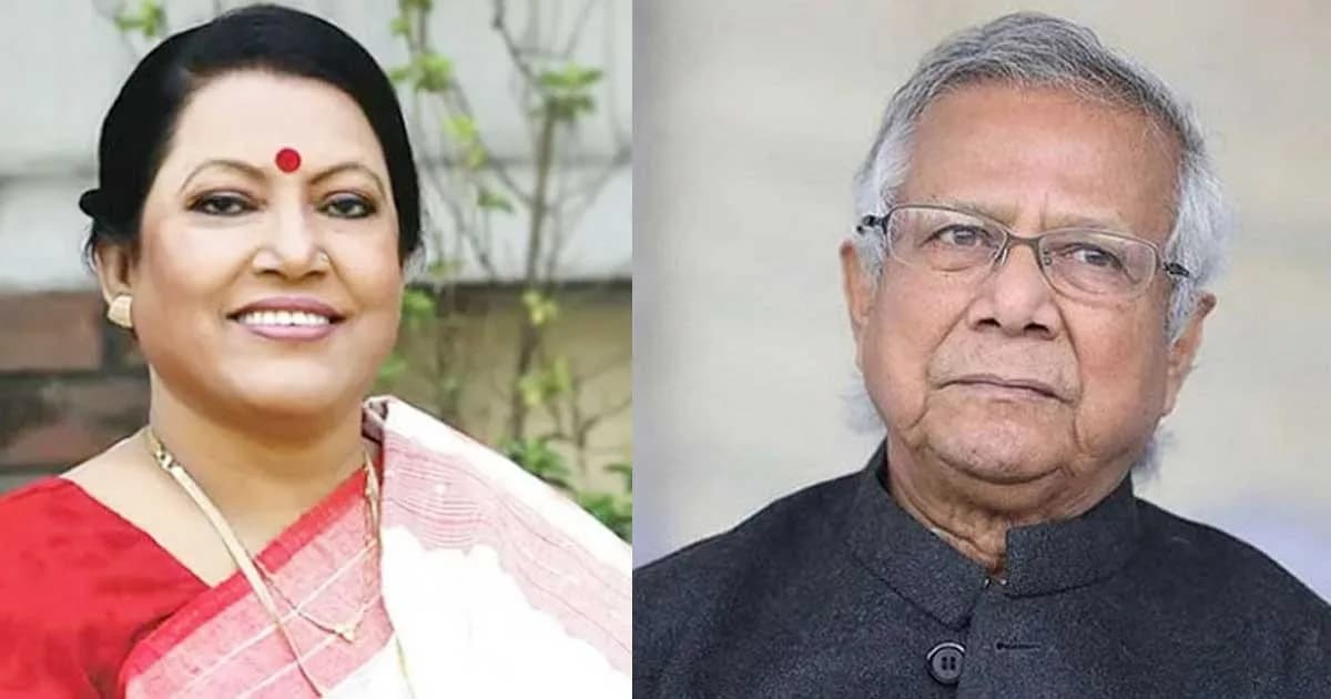 ফরিদা পারভীনের মৃত্যুতে শোক জানিয়েছেন প্রধান উপদেষ্টা