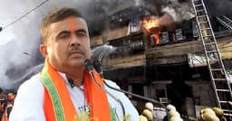 কলকাতার অগ্নিকাণ্ডে ঘটনায় মমতার সরকারকে দায়ী করলেন শুভেন্দু