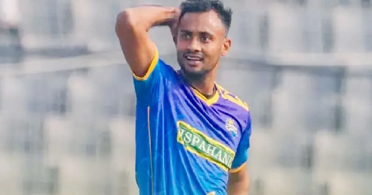 ৫ উইকেটে নিয়ে নোয়াখালীকে ১২৬ রানে থামালো শরিফুল