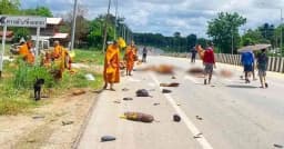 থাইল্যান্ডে পিকআপের ধাক্কায় নিহত ৮ বৌদ্ধ সন্ন্যাসী