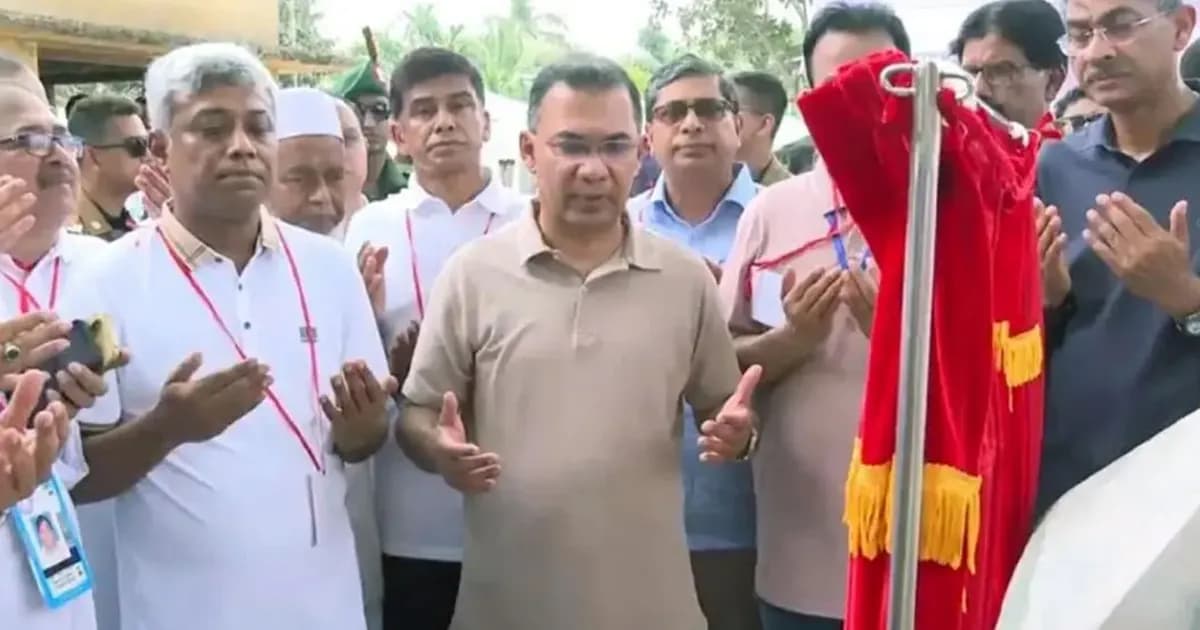 উলাশী খাল পুনঃখনন কর্মসূচির উদ্বােধন করলেন প্রধানমন্ত্রী তারেক রহমান