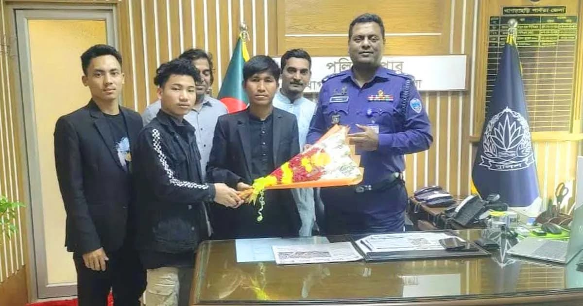 খাগড়াছড়ি পুলিশ সুপারের সাথে সিএইচটি সম্প্রীতি জোটের সৌজন্য সাক্ষাৎ