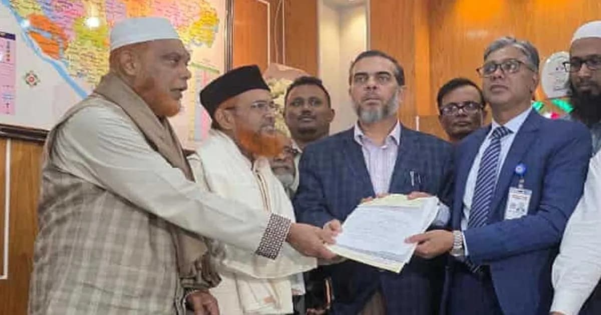 জামায়াত আমীরের পক্ষে ঢাকা-১৫ আসনে মনোনয়নপত্র জমা