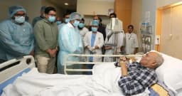 রিজভীকে দেখতে হাসপাতালে তারেক রহমান