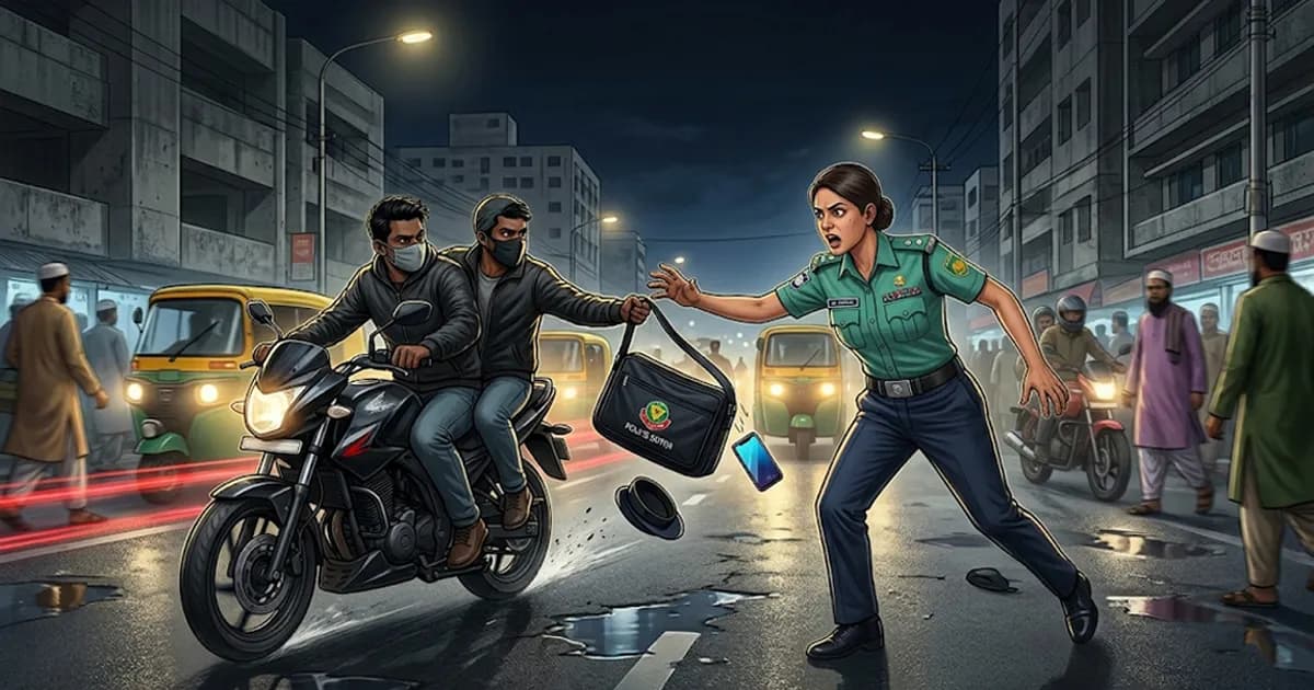 রাজধানীতে ছিনতাইকারীর কবলে পুলিশ সুপার, হারালেন ব্যাগ-মোবাইল