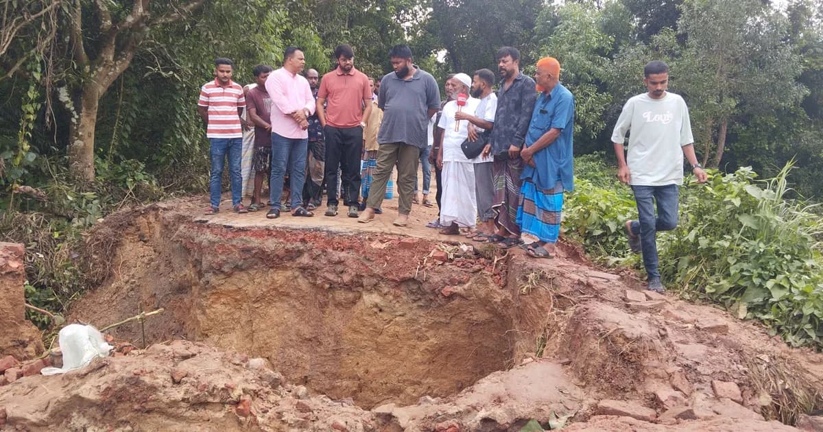 সড়ক ধসে বিচ্ছিন্ন যোগাযোগ, দুর্ভোগে মির্জাপুরের পূর্বাঞ্চলের হাজারো মানুষ