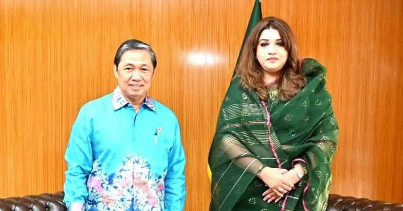 ঢাকাকে ট্রানজিট হাব হিসেবে ব্যবহার করতে চায় ইন্দোনেশিয়া: শামা ওবায়েদ
