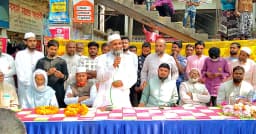 নাচোলে সংসদ সদস্য ড. মু. মিজানুর রহমানকে গণসংবর্ধনা