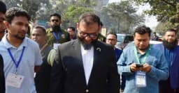 ভোট দিলেন জামায়াত প্রার্থী ব্যারিস্টার আরমান