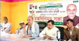 ভেড়ামারায় সাংবাদিকদের সঙ্গে বিএনপি প্রার্থীর মতবিনিময়