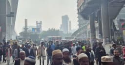 কারওয়ান বাজার থেকে যান চলাচল বন্ধ, হেঁটেই জানাজাস্থলে যাচ্ছেন মানুষ