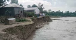যমুনার ভাঙনে বসতভিটা হারাচ্ছে শতাধিক পরিবার, বাড়ছে আতঙ্ক