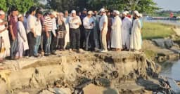 এশার নামাজ পড়ে বাড়ি যান মুসল্লিরা, ফজরে এসে দেখলেন মসজিদ নেই