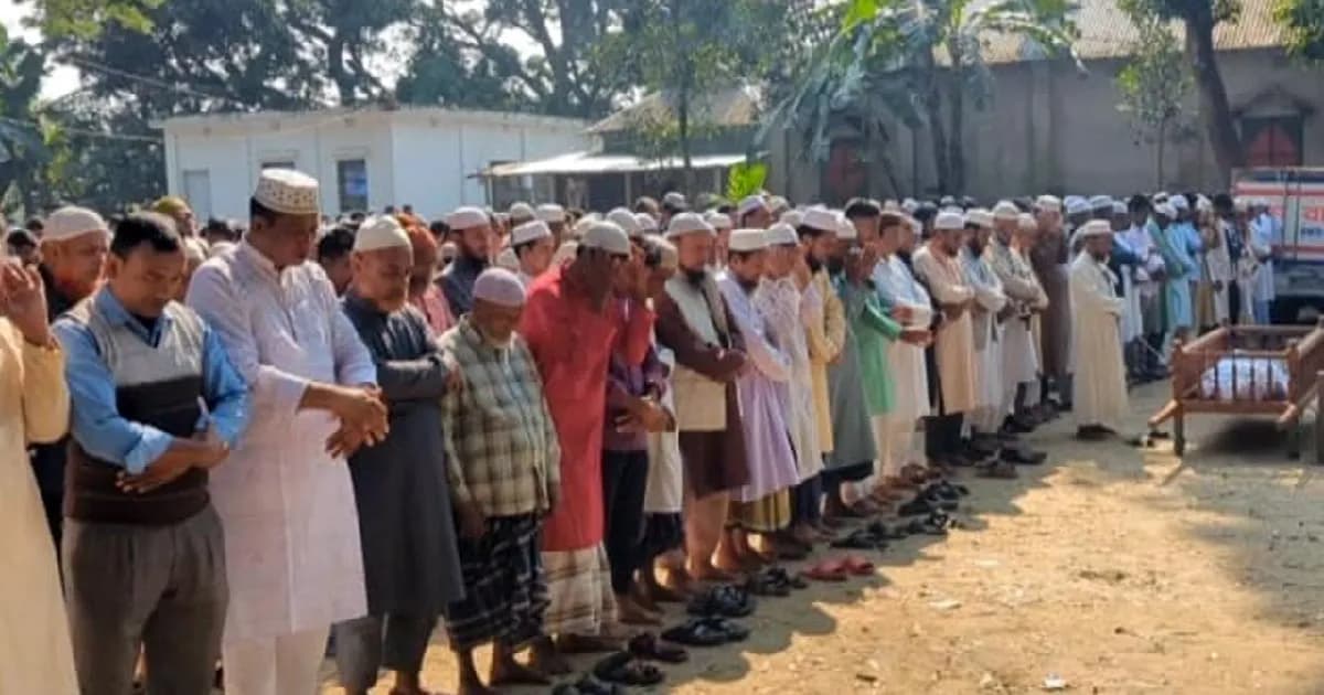 ভূমিকম্পে নিহত বাবা-ছেলের দাফন সম্পন্ন